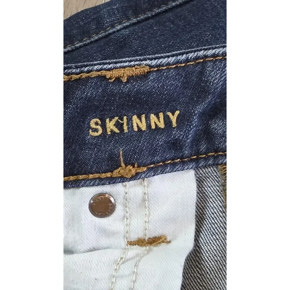 American Eagle Men's Size 32x30 (actual30x29) Flex Skinny Straight Jeans Dark